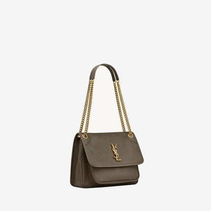 NIKI MEDIUM EN CUIR D’AGNEAU GRAINÉ - YSL