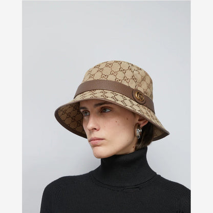 Chapeau bob en toile GG - Gucci casquette (2)