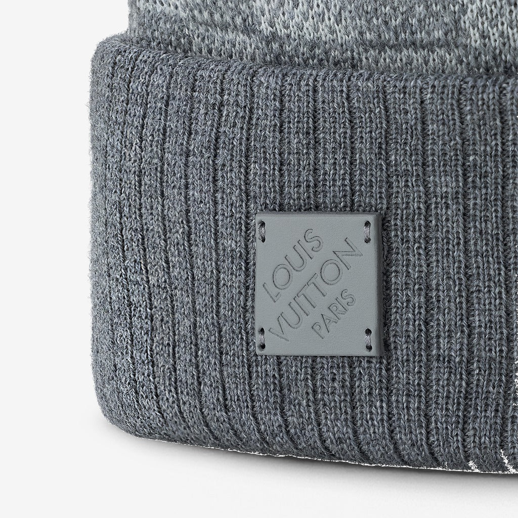 Bonnet et Écharpe Néo Petit Damier Gris