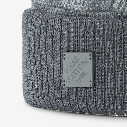 Bonnet et Écharpe Néo Petit Damier Gris