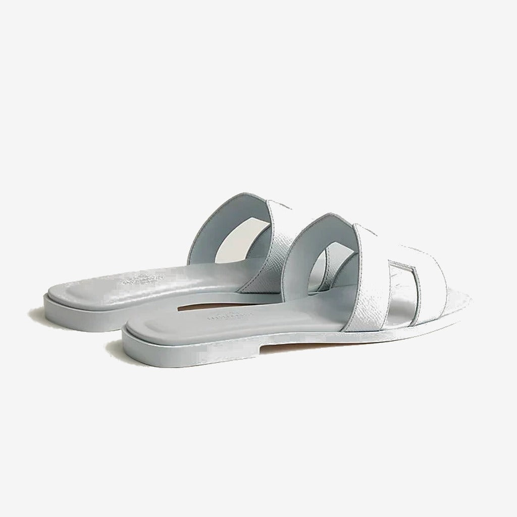 Hermes - Claquettes Bleu glacier
