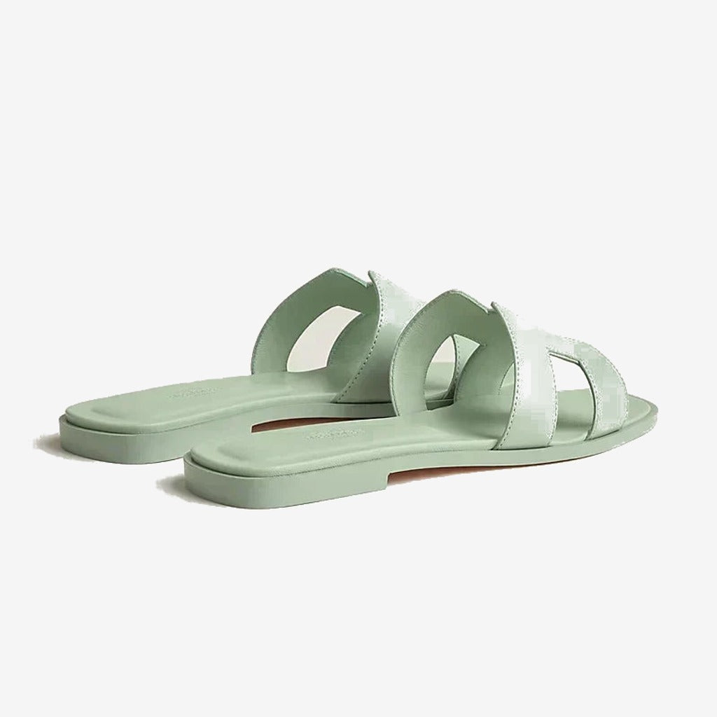 Hermes - Claquettes Vert d'eau