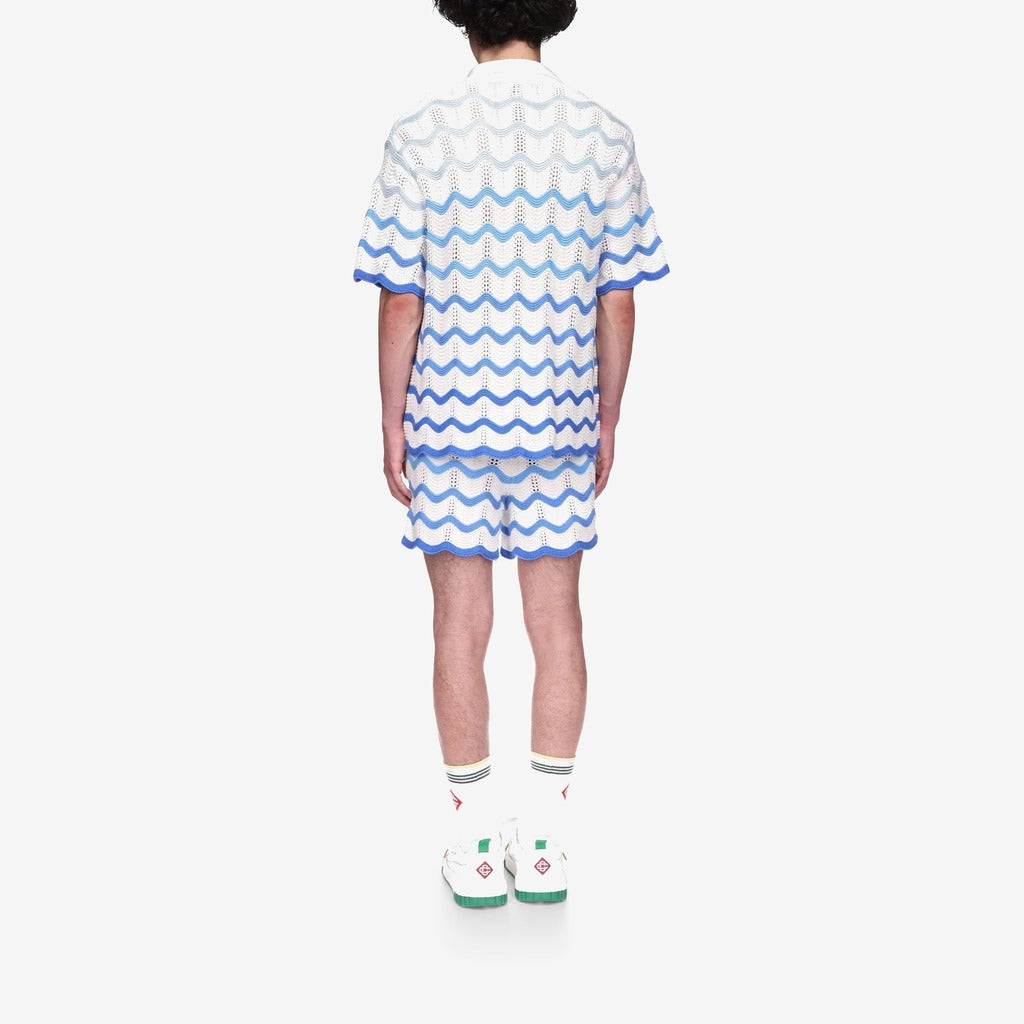 Wavy Gradient Crochet Shirt - casablanca (2)