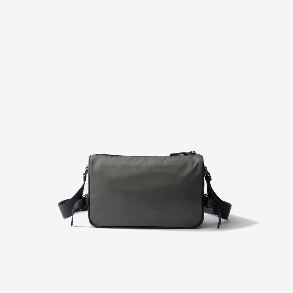 Sac de taille moyenne porté épaule en Re-Nylon et cuir Saffiano - #2