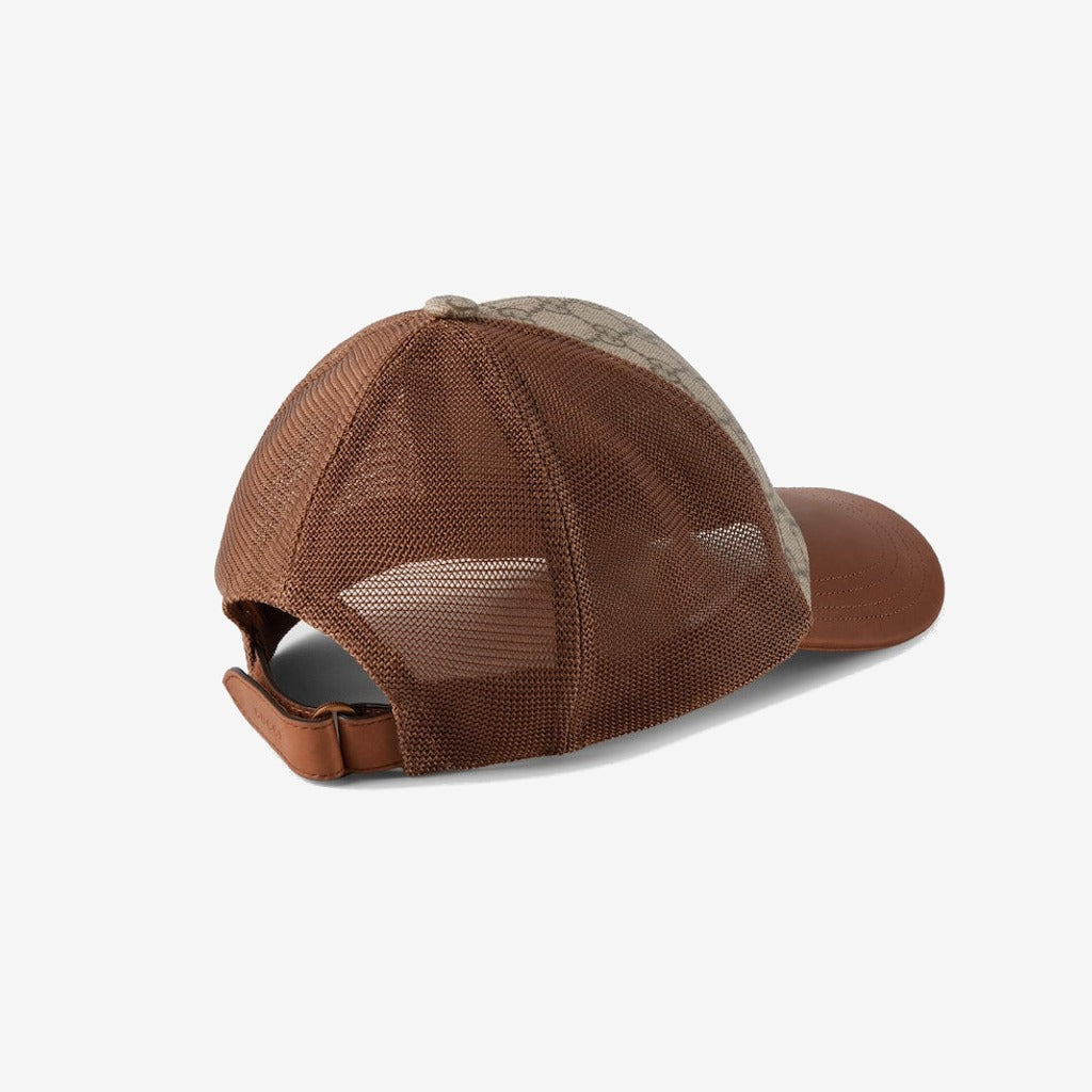 CASQUETTE EN TOILE GG MONOGRAM maron