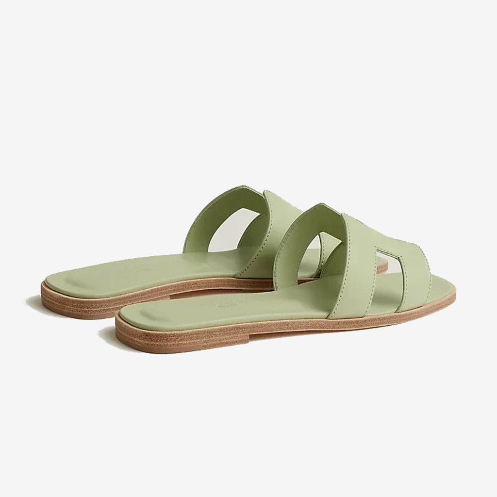 Hermes - Claquettes Vert de mer