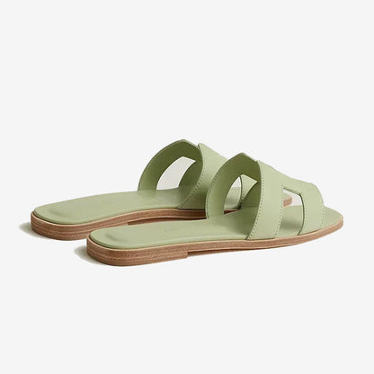 Hermes - Claquettes Vert de mer