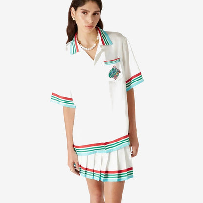 Casa Way World Series Short Sleeve Silk Shirt