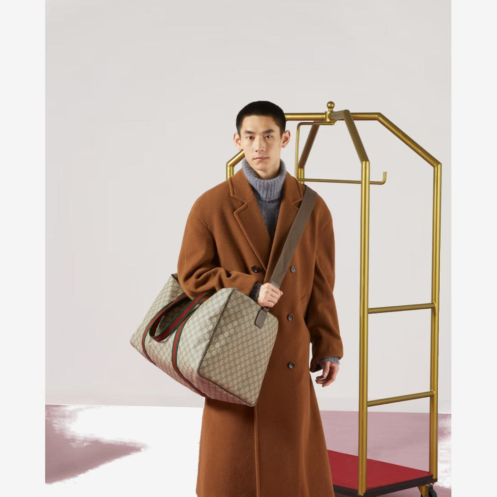 Sac de voyage avec bande Web grand format