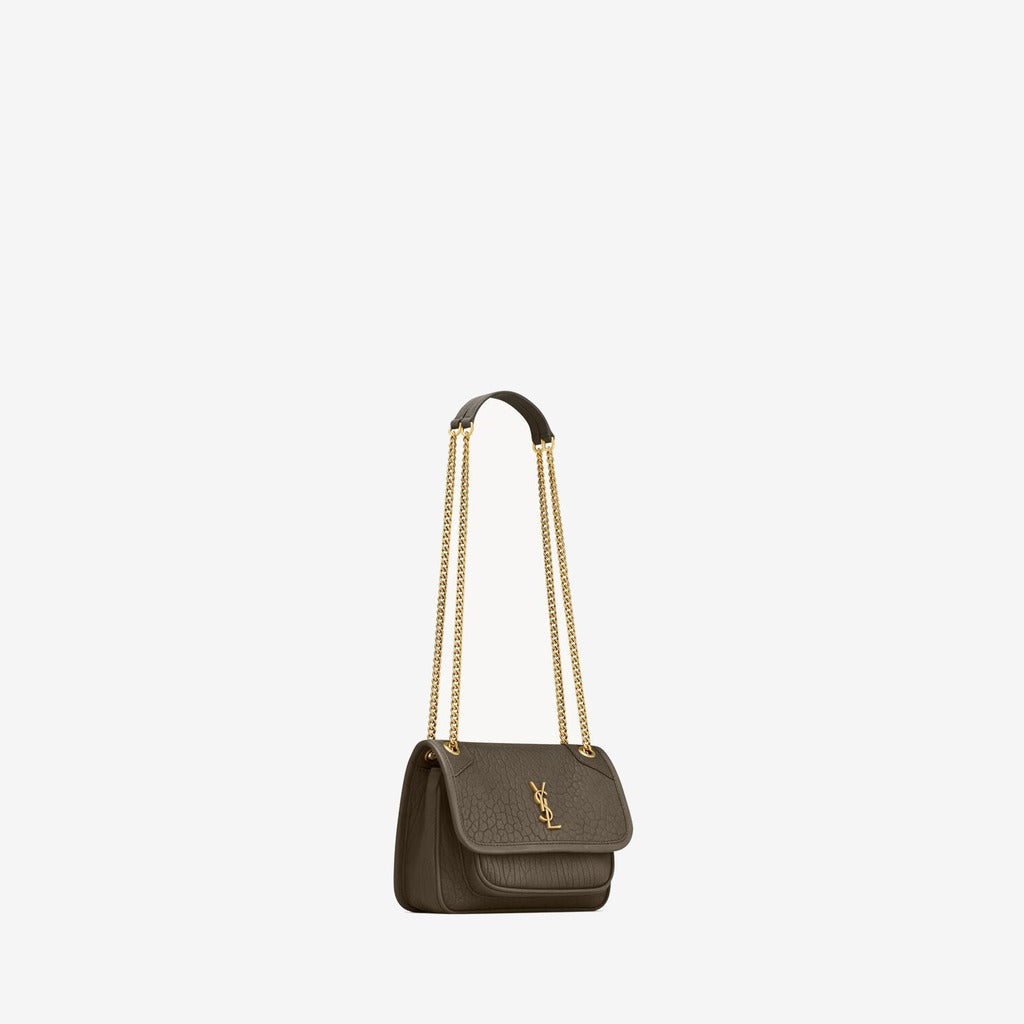 MINI NIKI EN CUIR D'AGNEAU GRAINÉ - YSL