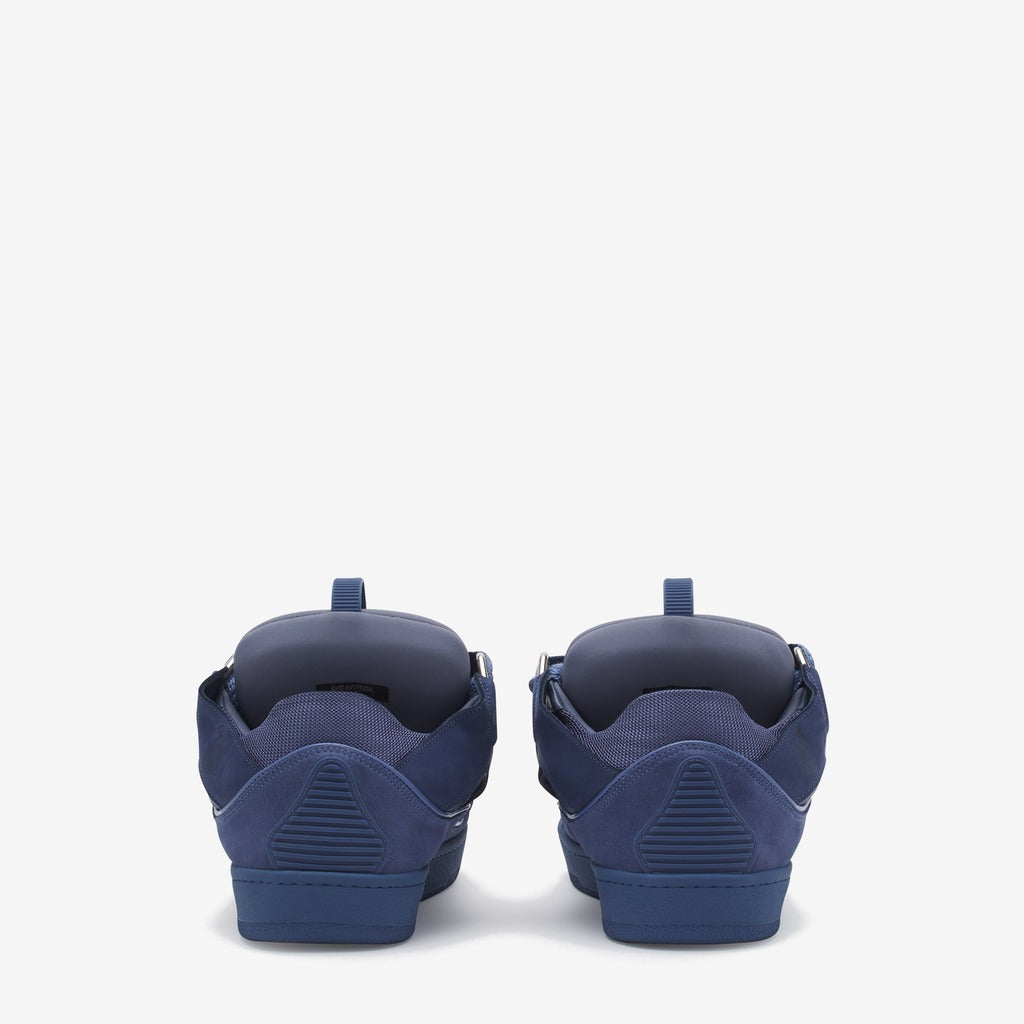 LANVIN LEATHER CURB BLEU MARINE