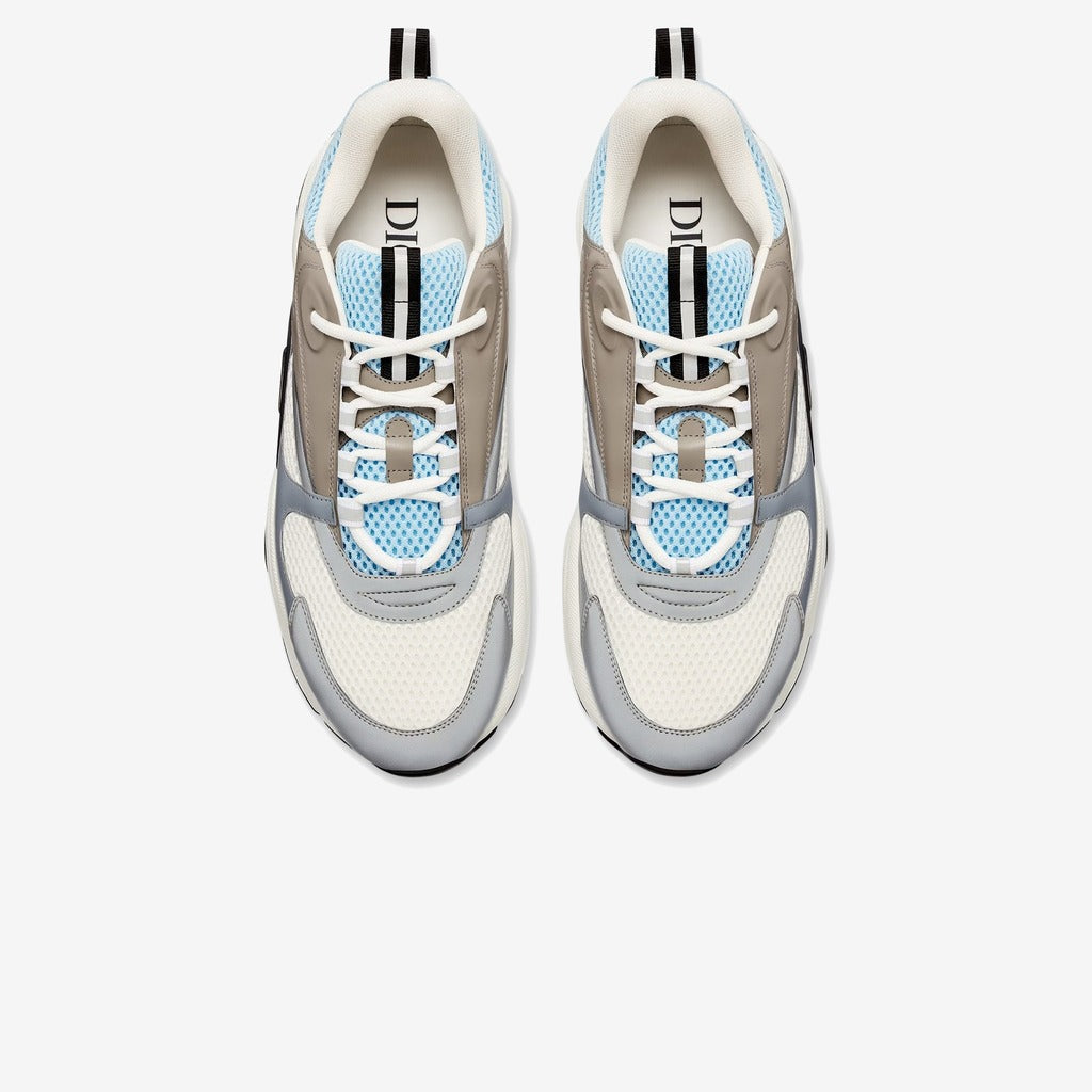 Dior B22 Sky Blue And Grey Trainer