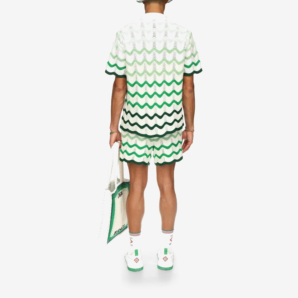 Wavy Gradient Crochet Shorts - casablanca (2)