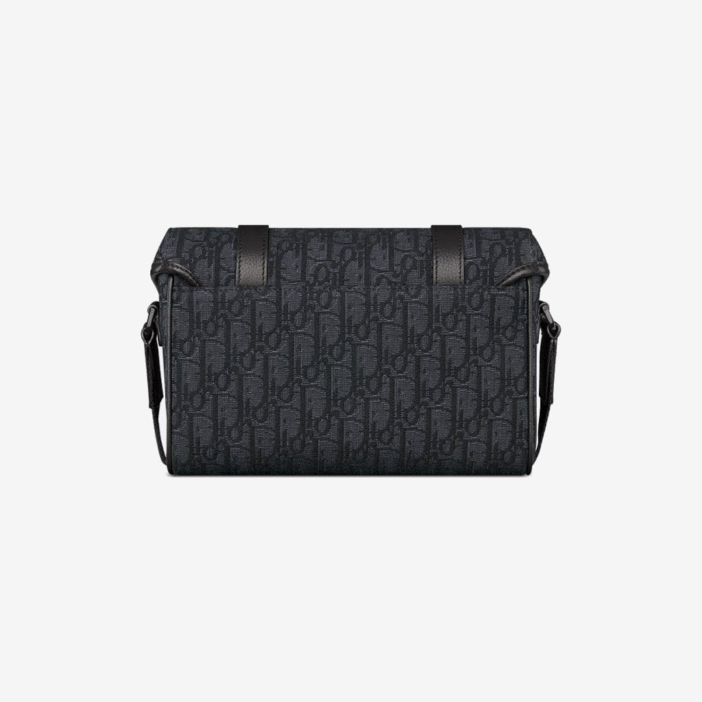 Sac Messenger à rabat Dior Hit The Road Noir