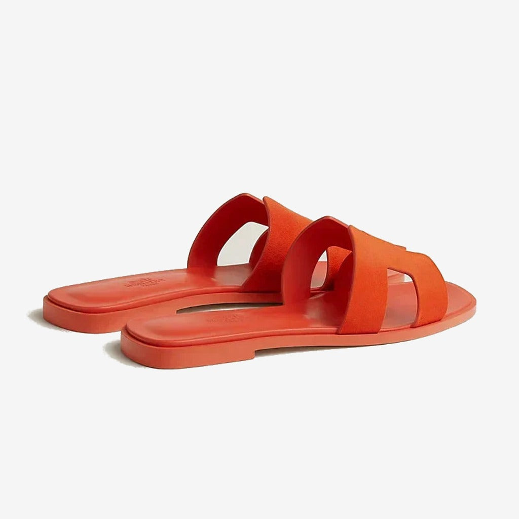 Hermes - Claquettes Orange Corail
