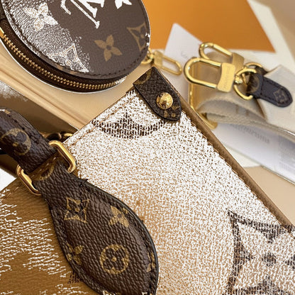 LV - Petit Cabas OnTheGo BB Maron double