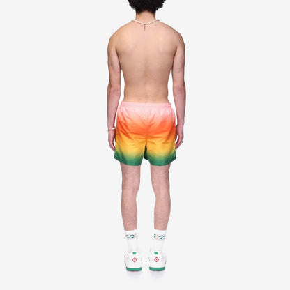 Gradient Swim Trunks - casablanca