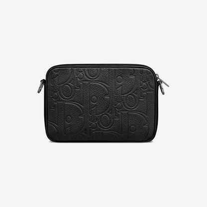 Triple Pouch Saddle Cuir