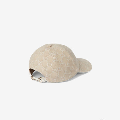 Casquette en denim GG avec détail Mors