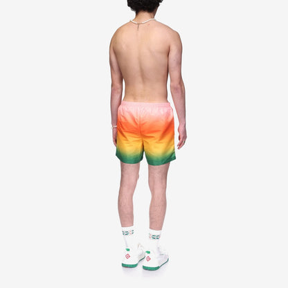 Gradient Swim Trunks - casablanca