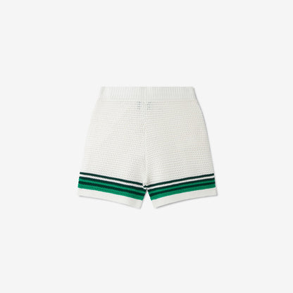 Tennis Crochet Shorts - casablanca