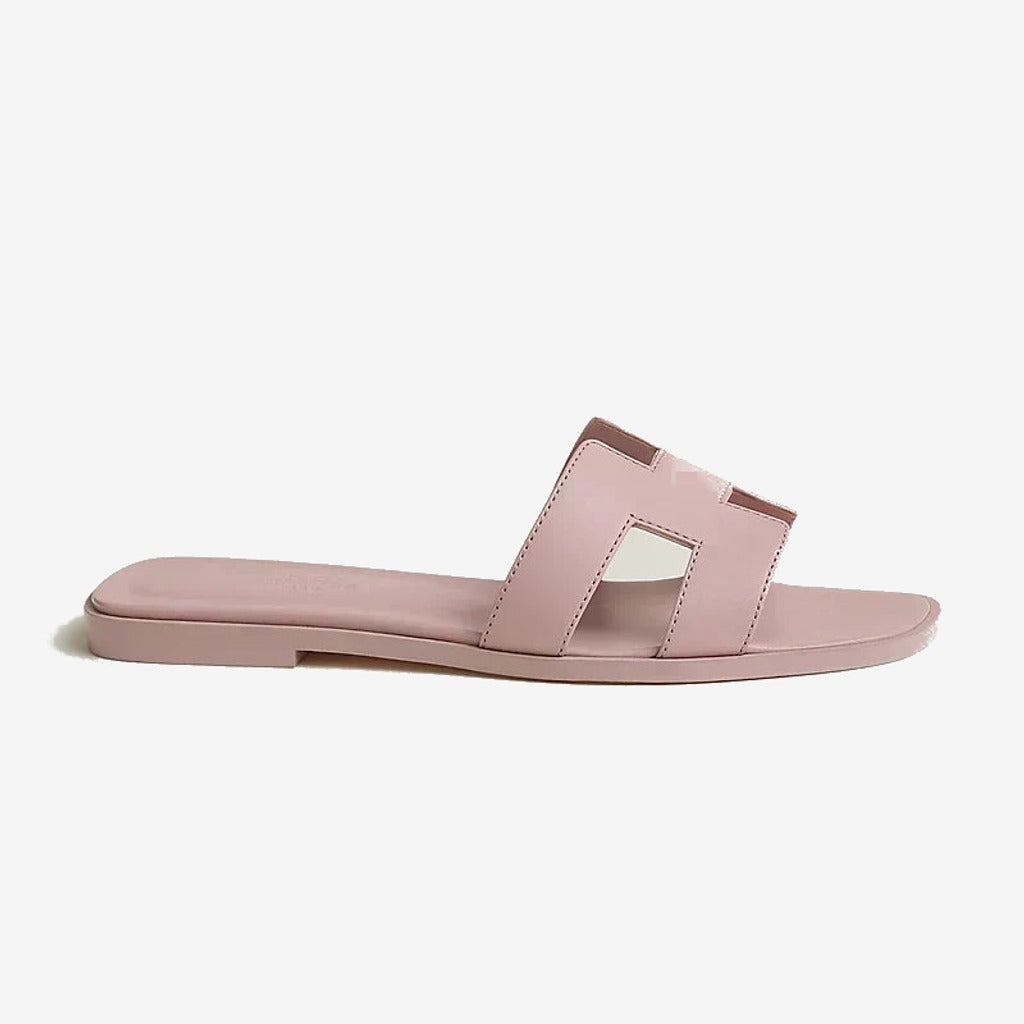 Hermes - Claquettes Rose Cancan
