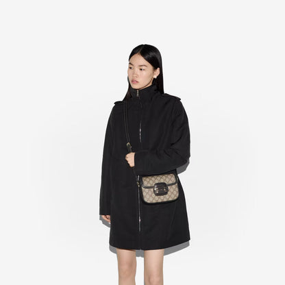Sac à épaule Gucci Horsebit 1955 Soft petit format - #4