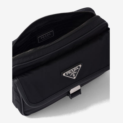 Sac porté épaule en Re-Nylon et cuir Saffiano - #8