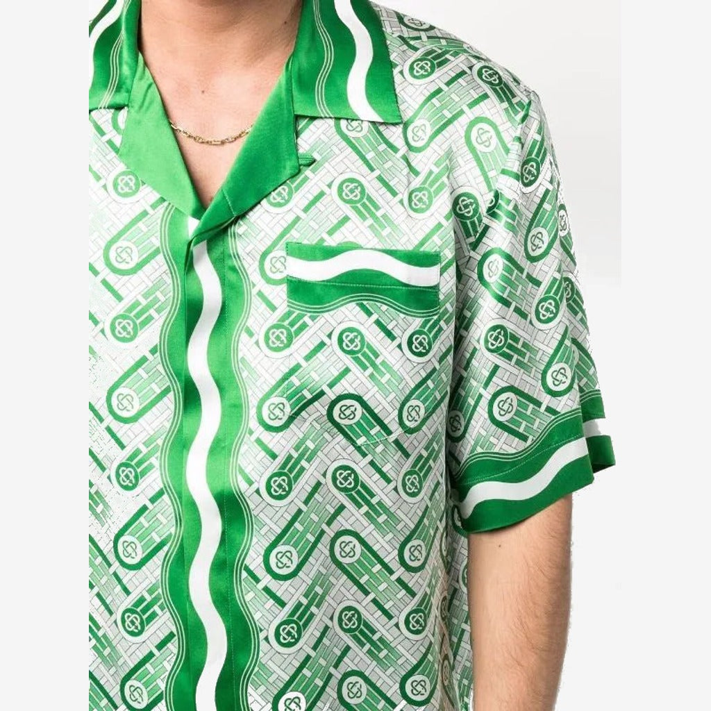 Casablanca Ping Pong monogram-print shirt