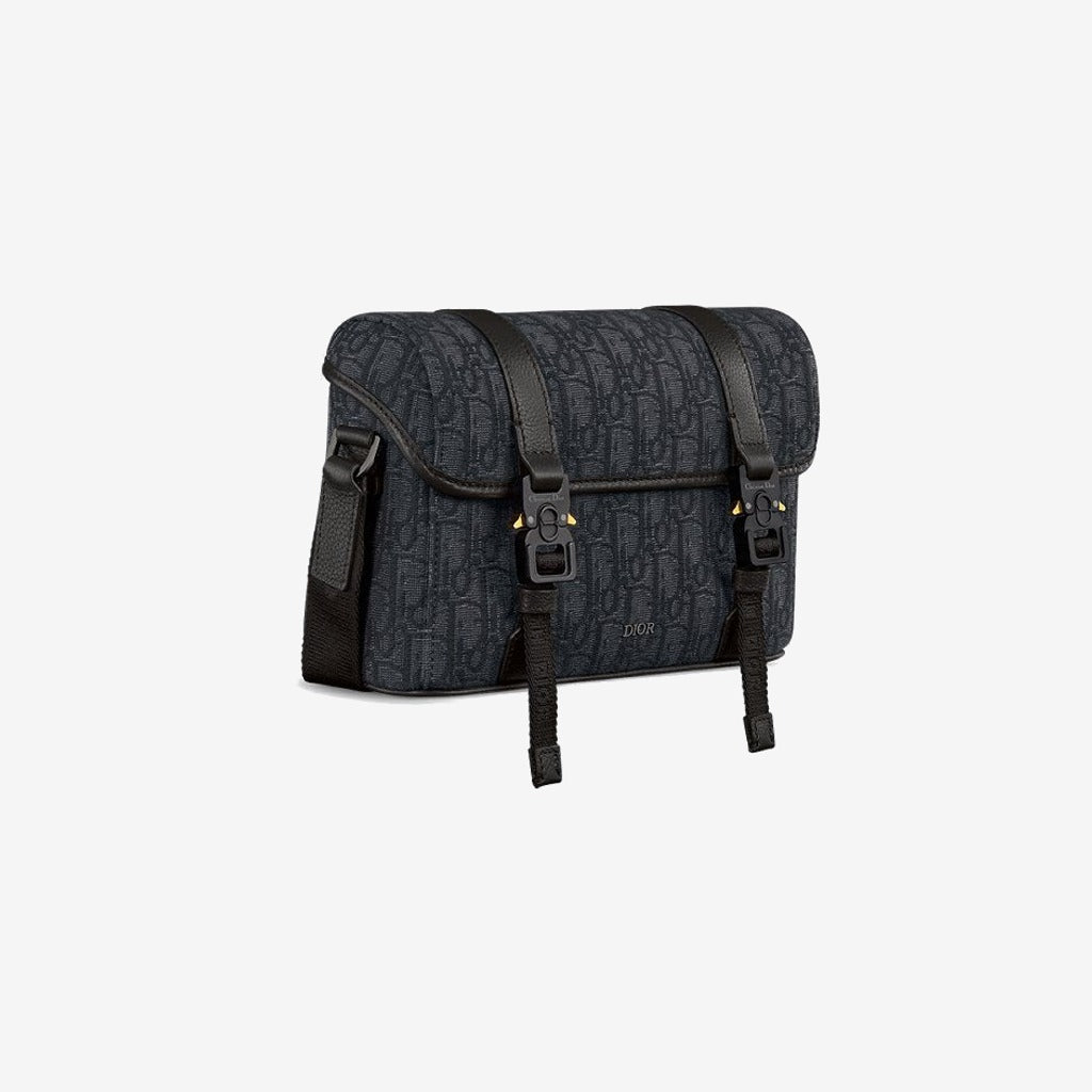 Sac Messenger à rabat Dior Hit The Road Noir