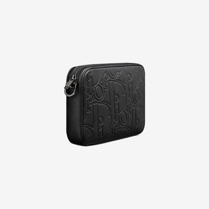 Triple Pouch Saddle Cuir