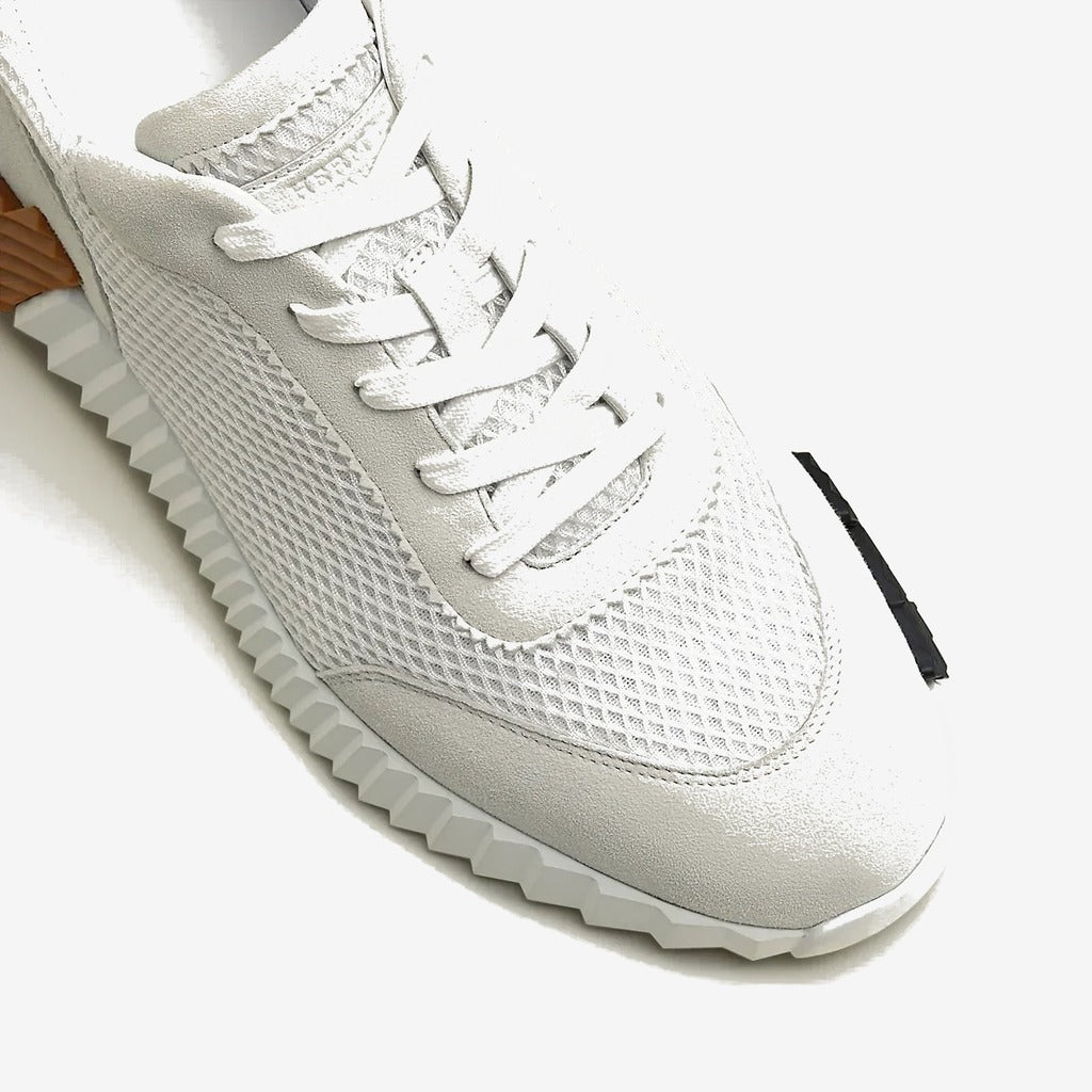 Hermès Bouncing blanc/maron/noir