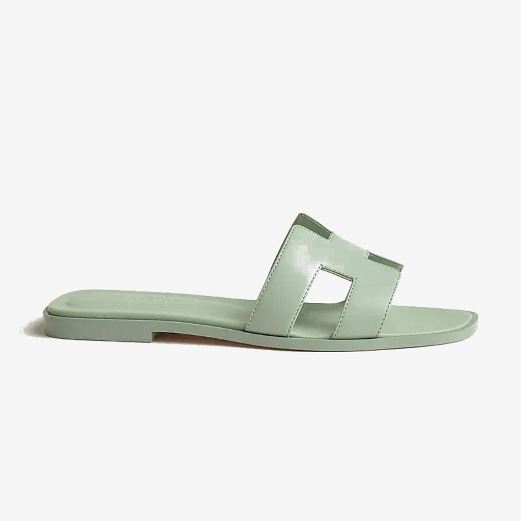 Hermes - Claquettes Vert d'eau