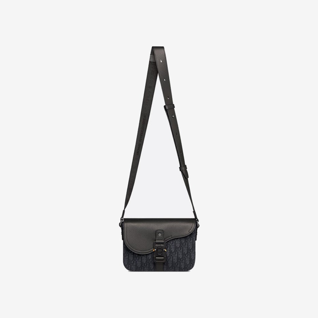 Sac Messenger à rabat Saddle Small Noir