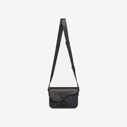 Sac Messenger à rabat Saddle Small Noir
