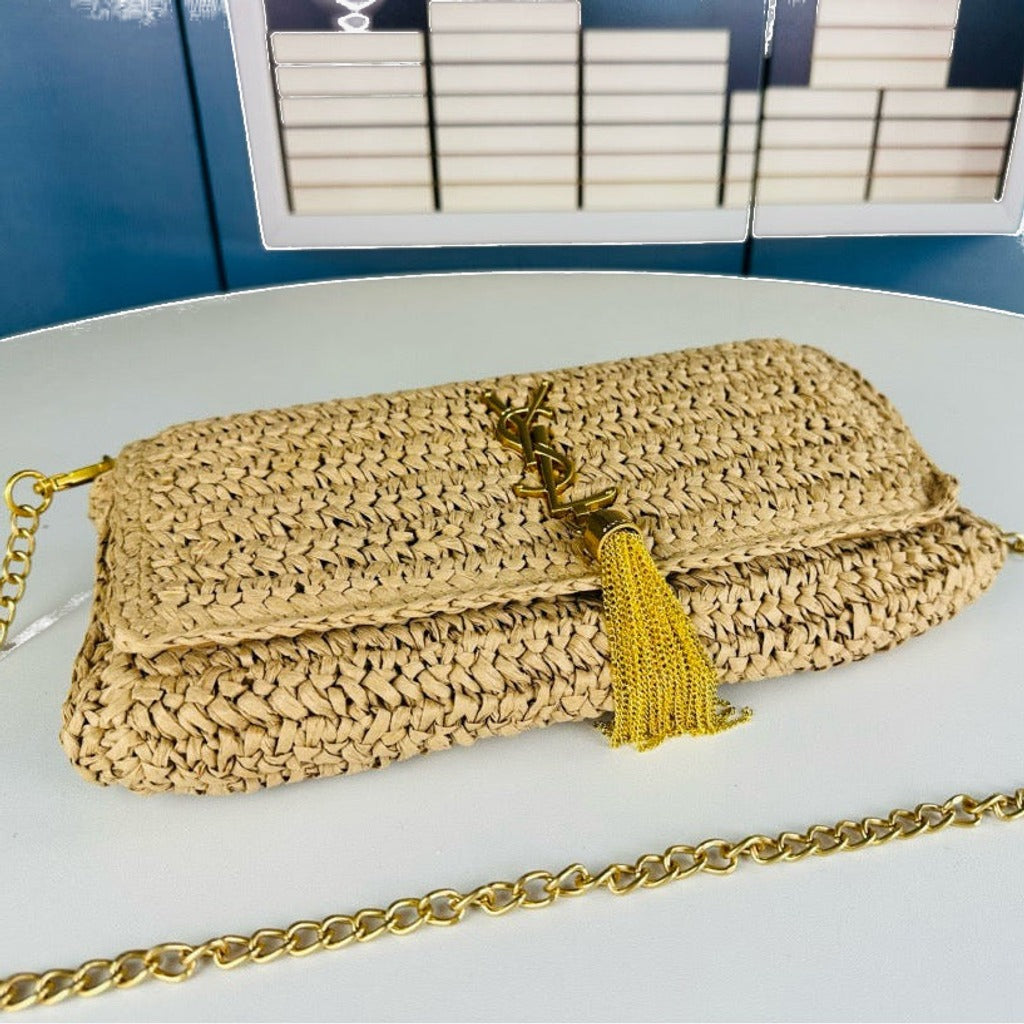 YSL - KATE 99 TASSEL IN RAFFIA