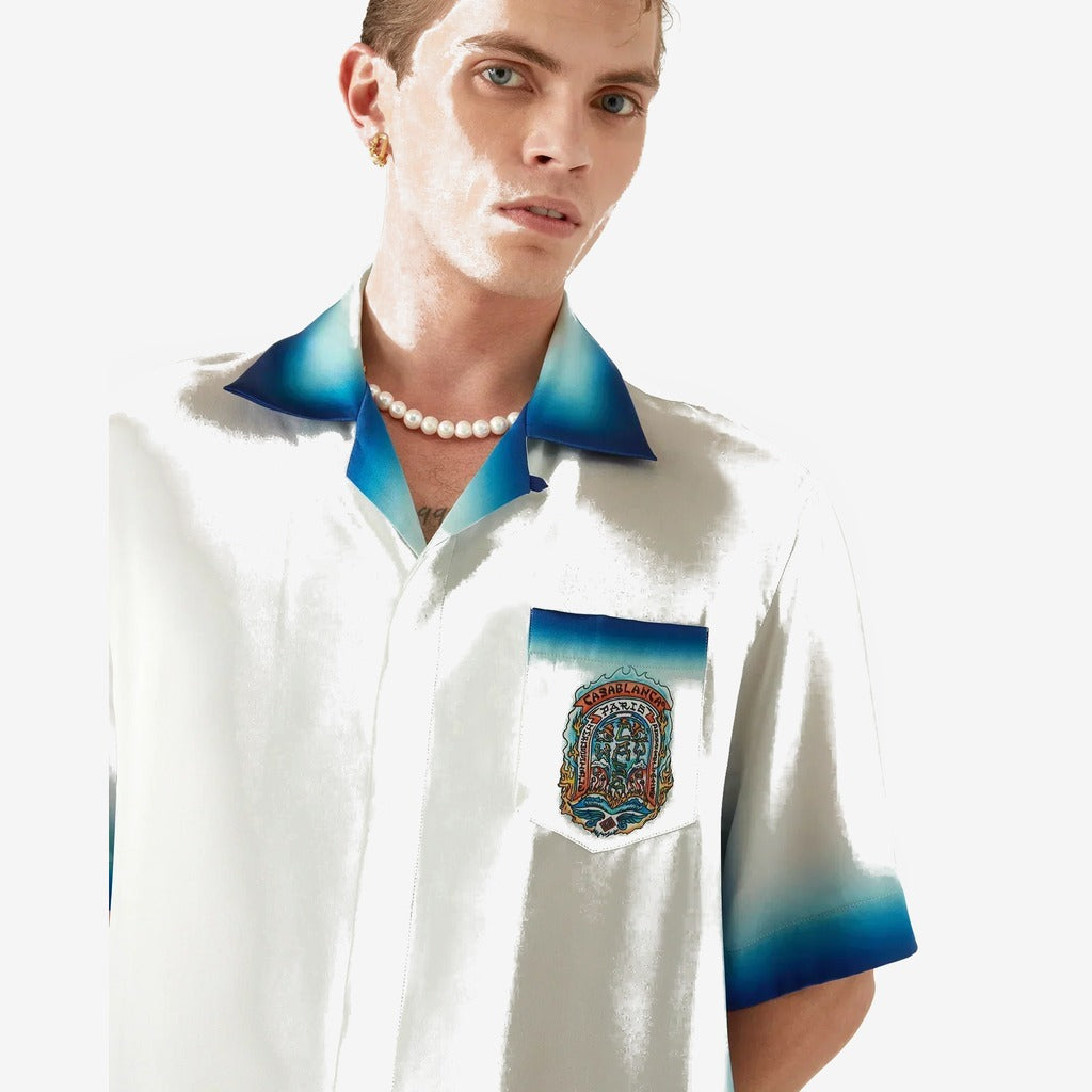 Casa Way Skate Short Sleeve Silk Shirt