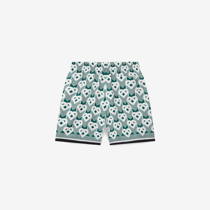 Heart Monogram Swim Trunks