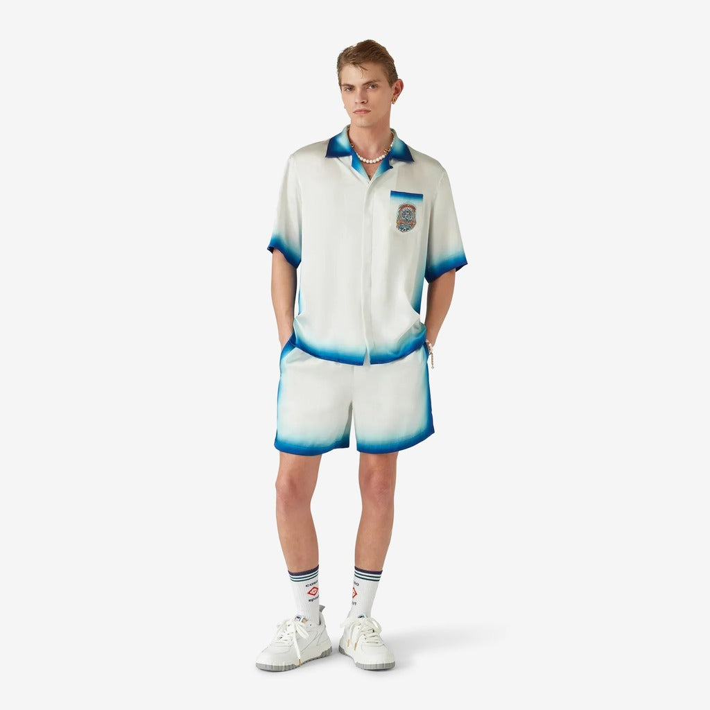 Casa Way Skate Short Sleeve Silk Shirt