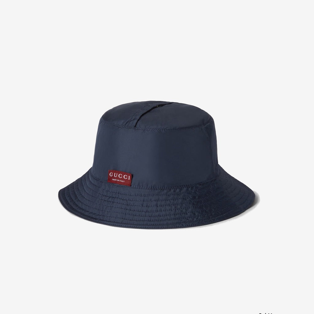 Chapeau bob réversible en nylon GG - Gucci casquette (3)