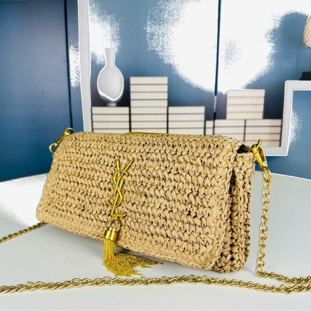 YSL - KATE 99 TASSEL IN RAFFIA
