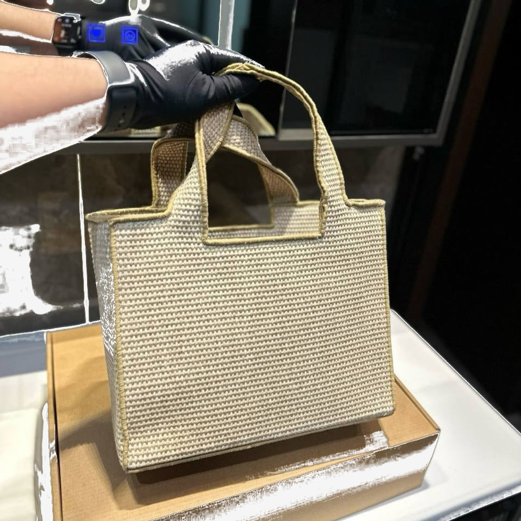 LOEWE - Font Tote Petit en raphia