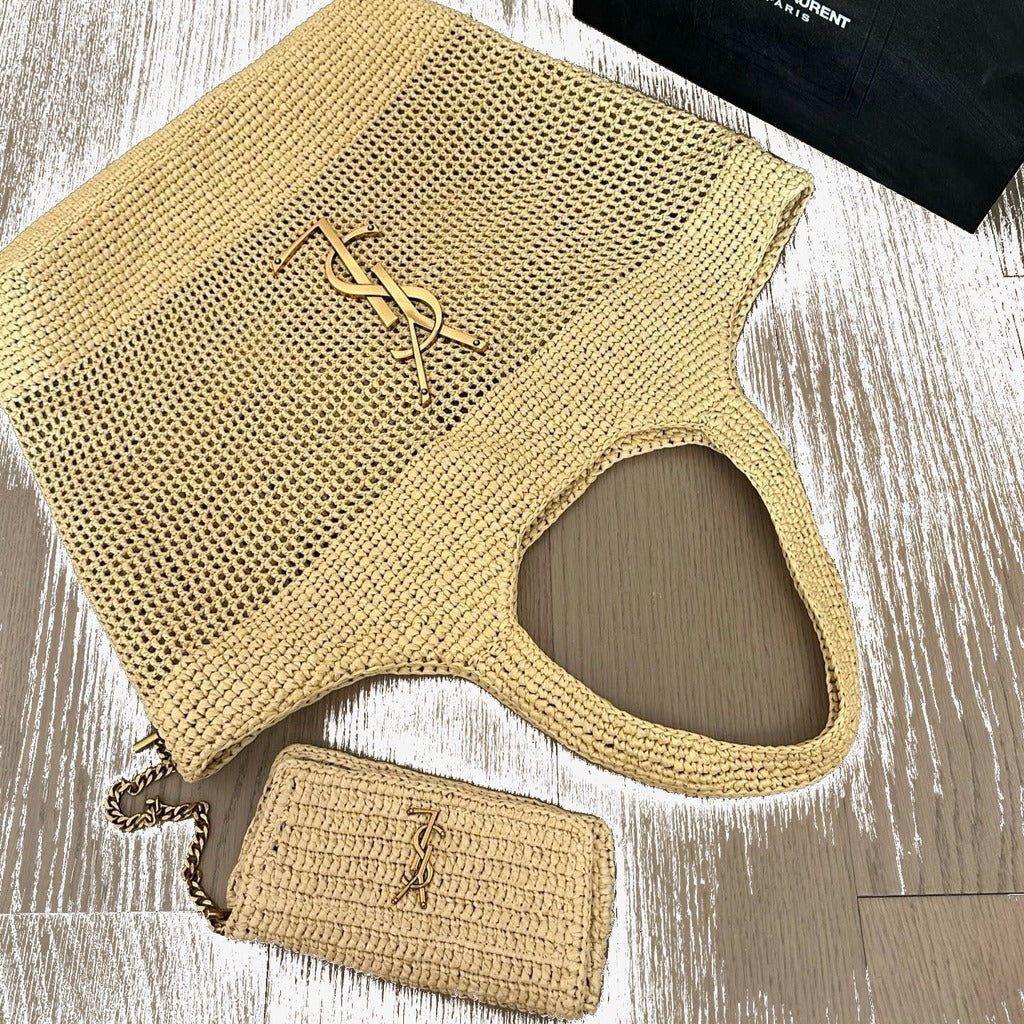 YSL - CARE IN RAFFIA