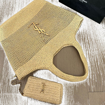 YSL - CARE IN RAFFIA