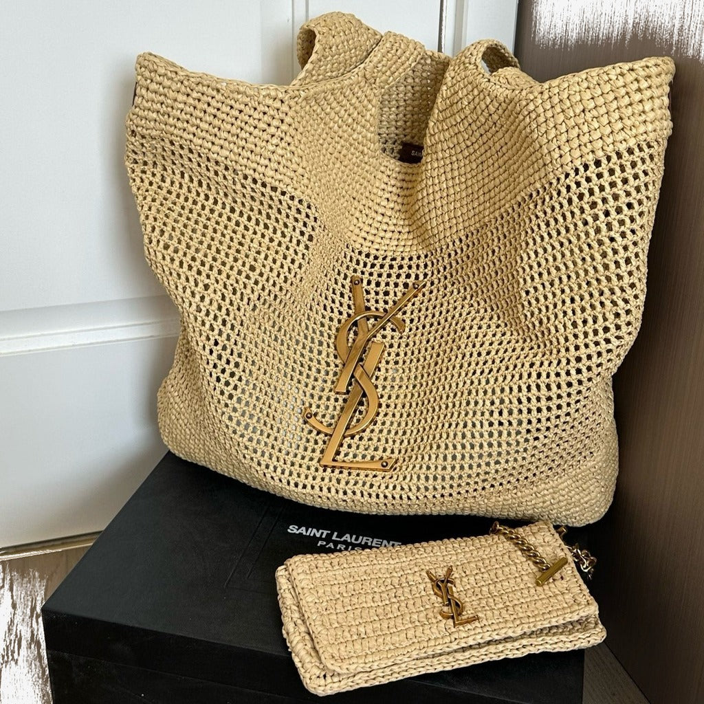 YSL - CARE IN RAFFIA