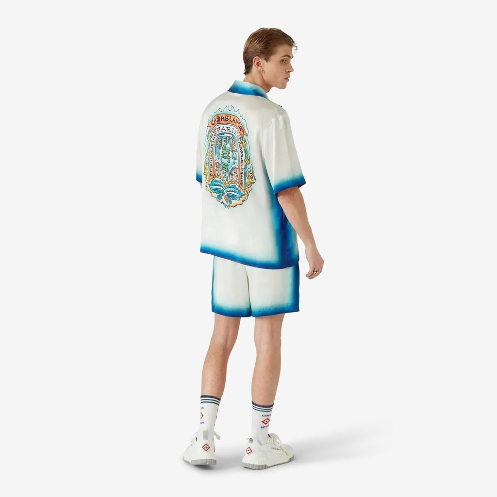 Casa Way Skate Short Sleeve Silk Shirt