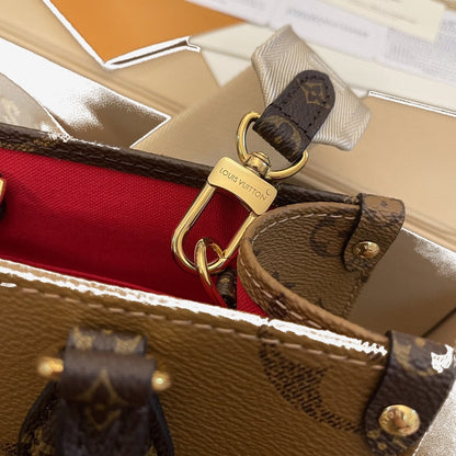 LV - Petit Cabas OnTheGo BB Maron double