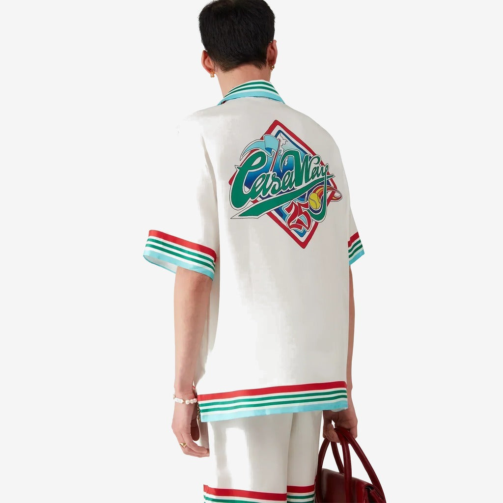 Casa Way World Series Short Sleeve Silk Shirt