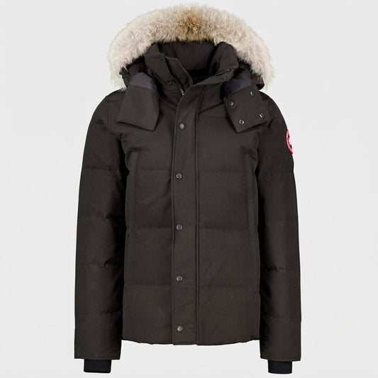 Parka Canada Goose Fourrure Noir
