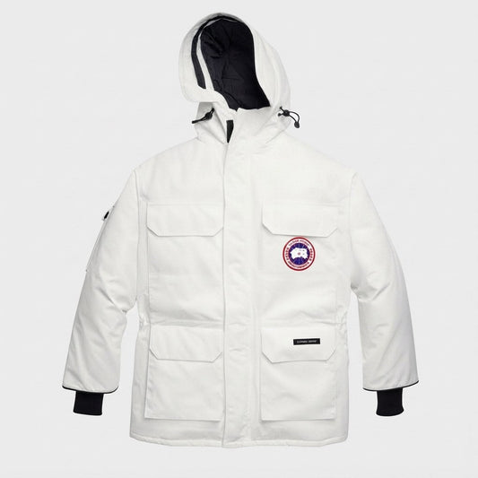 Parka Canada Goose Expedition Blanc — vue de face